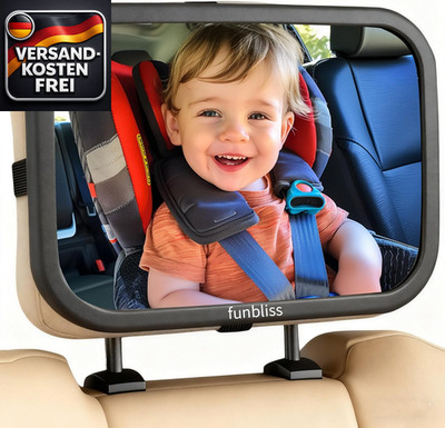 Baby Spiegel Auto 360° drehbar Sicheres Reisen für Neugeborene