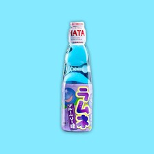 Snacks exóticos Hata Ramune Blueberry 200 ml (Japón)