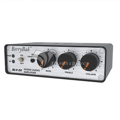 BLV-D1 2x50W TPA3116 Bluetooth5.3 Class D Power Amplifier DSP USB PD Type-C