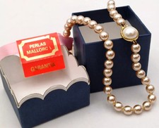 Stupenda COLLANA di PERLE GOLD di MAIORCA Mallorca Vintage ma nuova e perfetta
