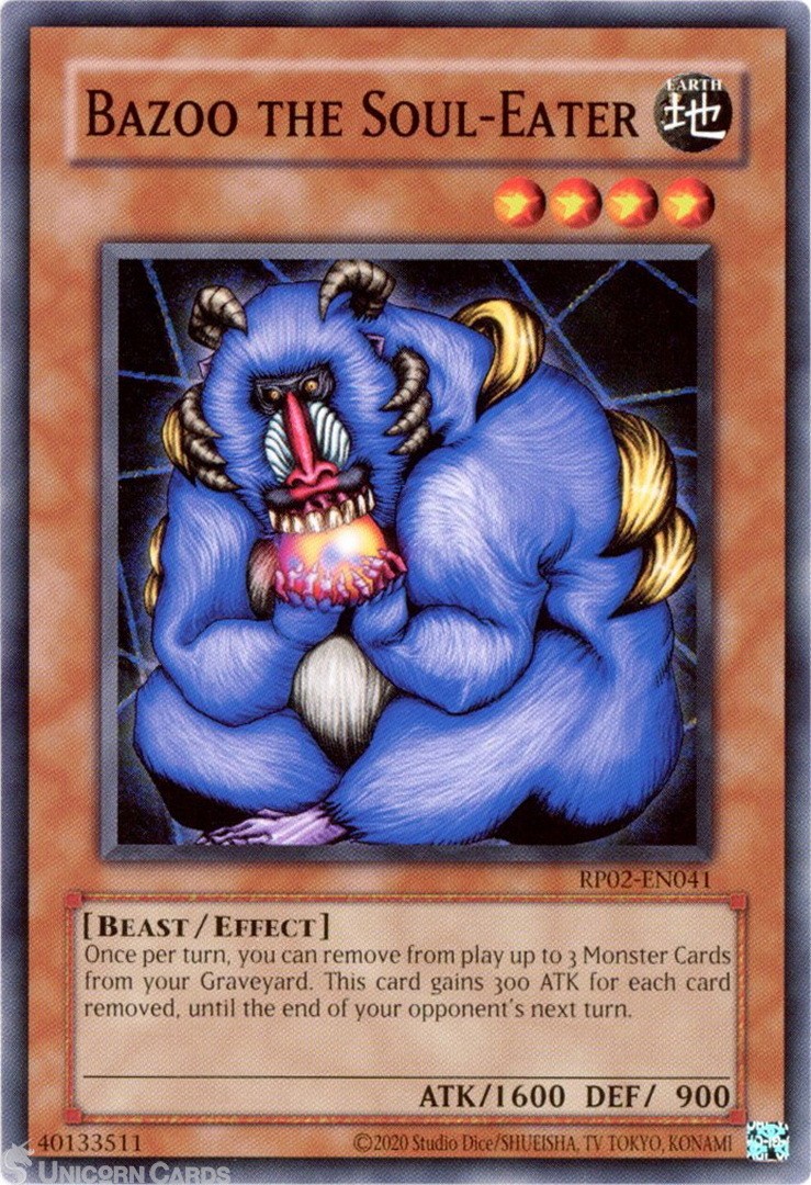 RP02-EN041 Bazoo the Soul-Eater : Common UNL Edition Mint YuGiOh Card