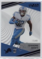 2020 Panini Chronicles Clear Vision Rookies Purple 37/49 D'Andre Swift #CV-9 1u6