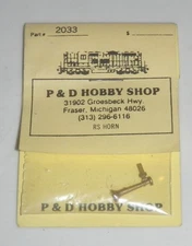 P&D Hobby/ Weaver 2033 O Scale Detailing RS Alco Horn