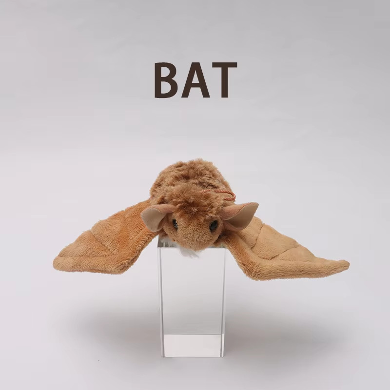 Cute Bat Plush Toy 10" Stuffed Animal Toddler Doll Gift for Kids