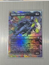 Spider-Man Noir (Borderless) #204 (Foil) (NM) Spider-Man SPM Magic MTG