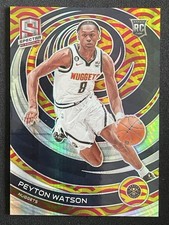 Peyton Watson 2022-23 Panini Spectra Asia Red Yellow RC /75 #171