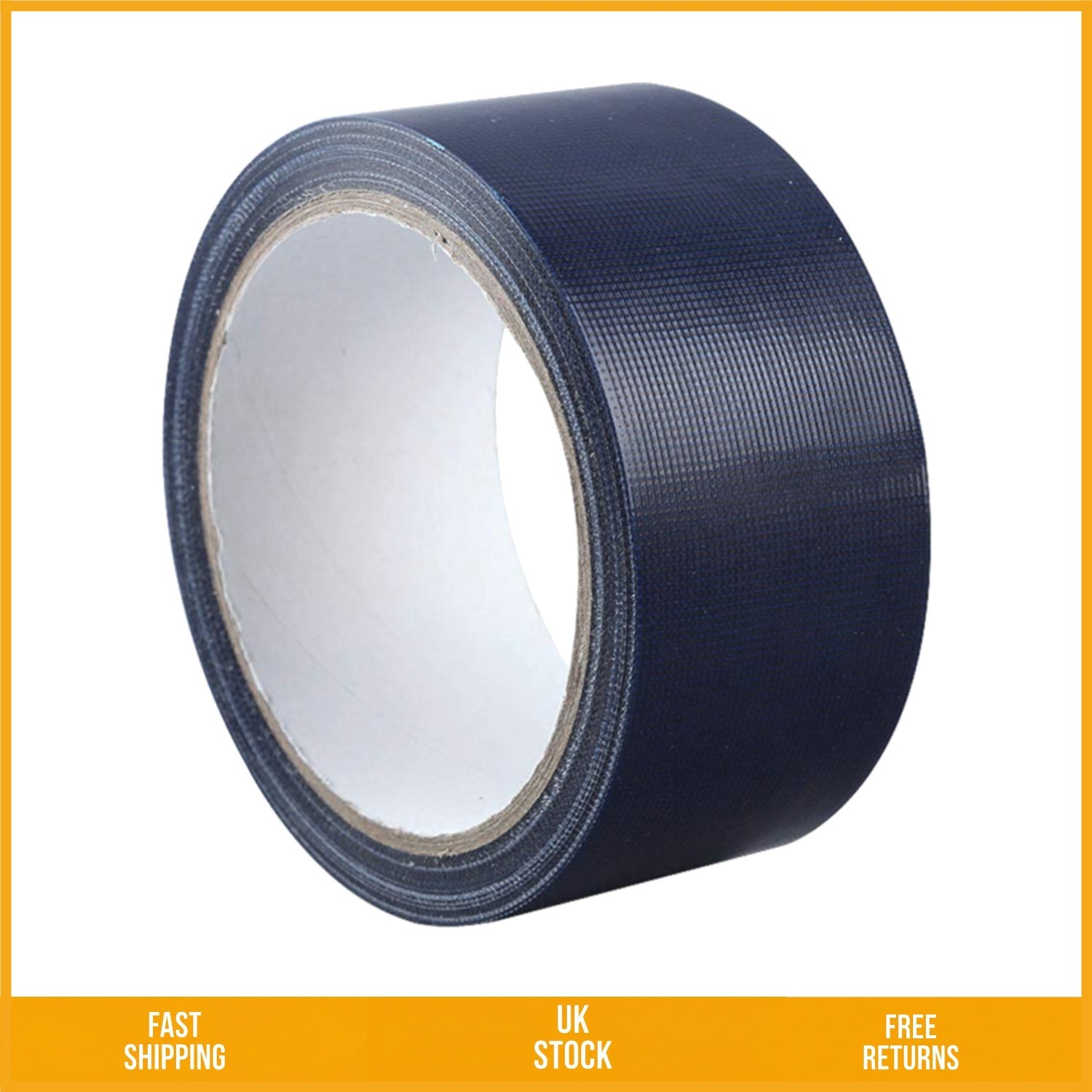 Durable Waterproof Fabric Duct Tape Matte Gaffer Floor Repair Blue 5cm x 13m