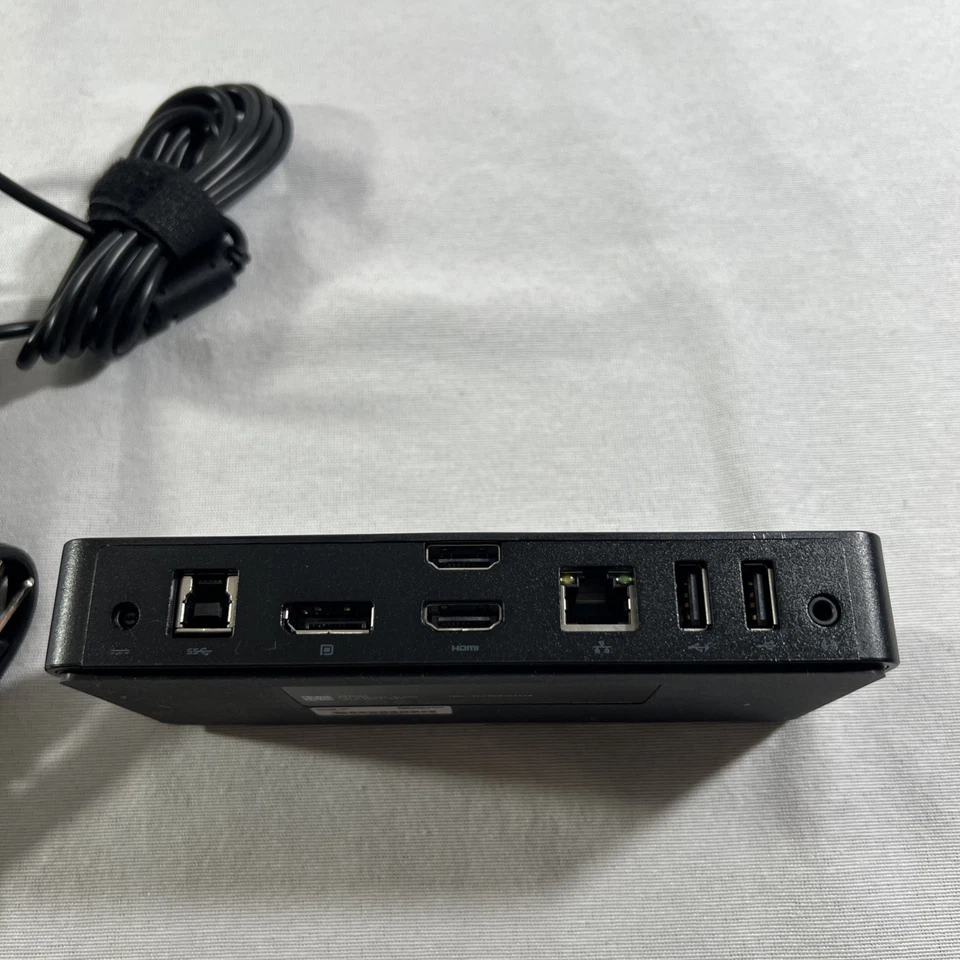 Dell D3100 USB 3.0 Docking Station 4K DisplayLink w/Power Adapter & Cable Tested - Image 3 of 4