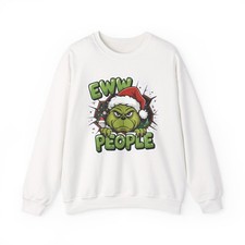 The Grinch Funny Graphic Sweater NEW Unisex Heavy Blend  Crewneck Sweatshirt