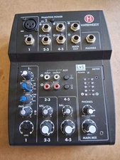 Harbinger L502 5-Channel Mixer with XLR Mic Preamp B1