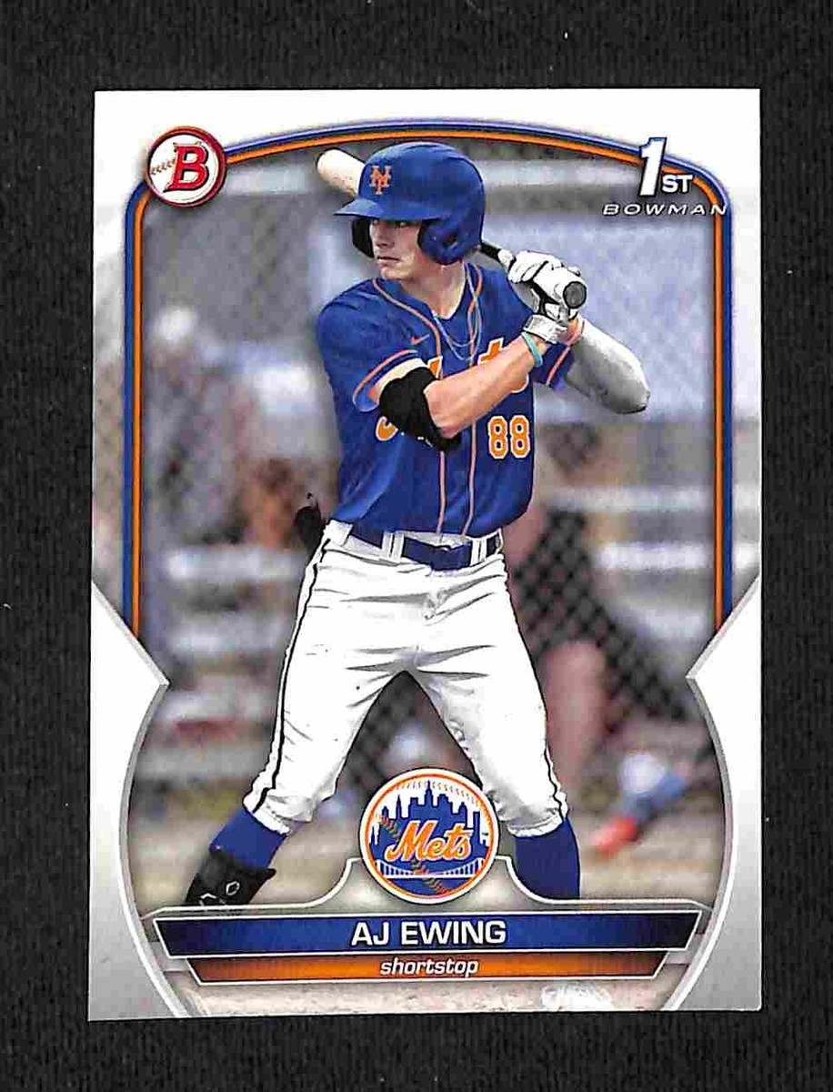 TOPPS １ST Bowman 2023 Bowman Draft - AJ Ewing 1st Bowman #BD-152 Mets Prospect | eBay