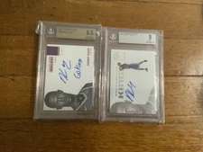 HARRY GILES PANINI ENCASED Red AUTO RC #02/10 BGS 9. 5 AUTO 10 & BGS 9 #30/99