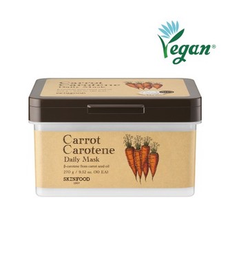 SKINFOOD Carrot Carotene Daily Mask 30 Sheets Korean Facial Mask