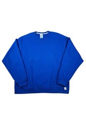 Classic Russell Athletic Pullover Crewneck Sweatshirt Adult X Large Blue Blank