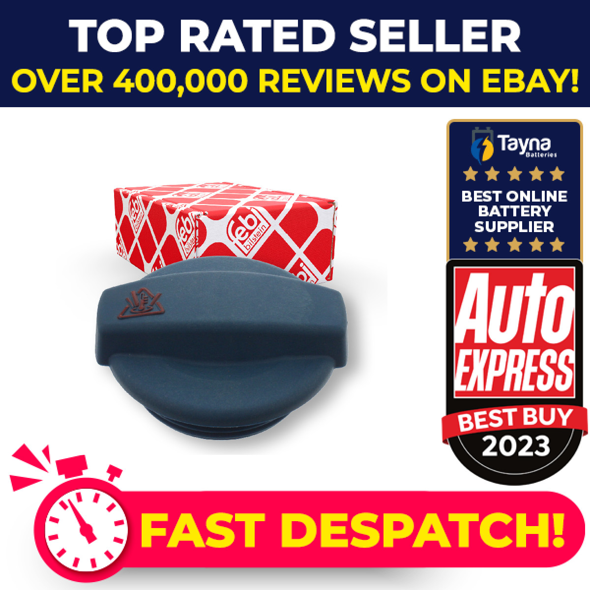 Radiator Cap 40723 Febi 8E0121321 Genuine Top Quality Guaranteed New