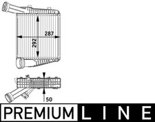 MAHLE Ladeluftkühler PREMIUM LINE CI 142 000P für VW TOUAREG 7P5 7P6 7LA 7L6 7L7