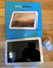 Amazon Echo Show 8 (1st Gen) Smart Display A8H3N2 Tested Works w/ Cord & Box