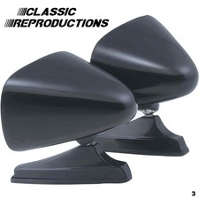 Vintage Style Paintable Sport Bullet Mirrors Hot Rods Classic Muscle Car Resto