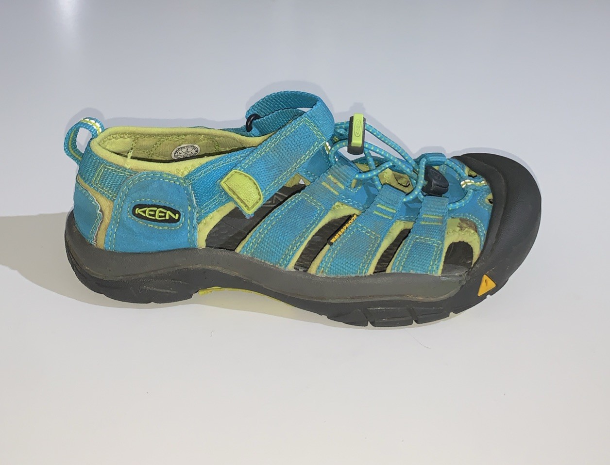 Sandali impermeabili Keen US 4 Newport H2 sport blu verde scarpe sportive da trekking
