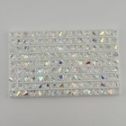 143 Piece Swarovski 6301 Crystal AB Clear 8mm Top Drilled Bicone Beads — photo 1