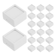 20 Pcs Trade Show Display Transparent Jewelry Box Clear Container