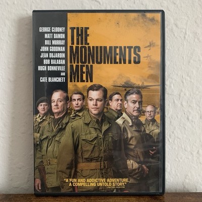 The Monuments Men (DVD 2014) VERY GOOD George Clooney Matt Damon John Goodman