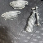 Drink Coca Cola Coke 5 Cent Metal Cup Handle Drawer Pull Nostalgic Vintage Style