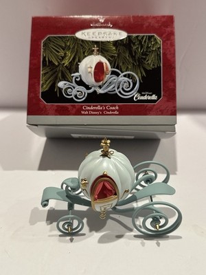1998 Hallmark Ornaments - CINDERELLA'S COACH - Walt Disney Cinderella B2