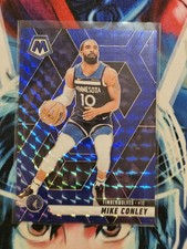 2024-25 Panini Mosaic Mike Conley #20 Blue Mosaic Prizm /199