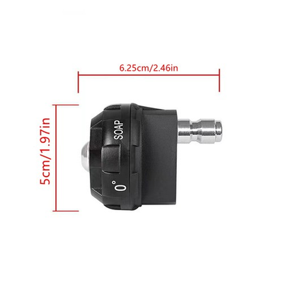 #ad New 1 4#x27;#x27; Pressure Washer Spray Nozzle 6 in 1 Quick Change over Time saving $14.43