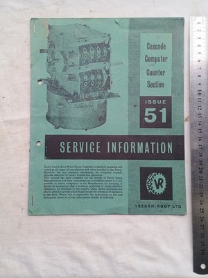 Veeder Root Cascade Computer Counter Section Service Infromation Petrol Bowser