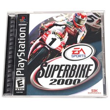 Superbike 2000 - PlayStation 1, PS1 (Very Good, CIB, Scratch Free Disc)