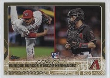 2015 Topps Update Rookie Combos Gold 865/2015 Enrique Burgos Oscar Hernandez 6o3