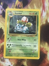 IVYSAUR - 30/102 - Base Set - Pokemon Card - MP