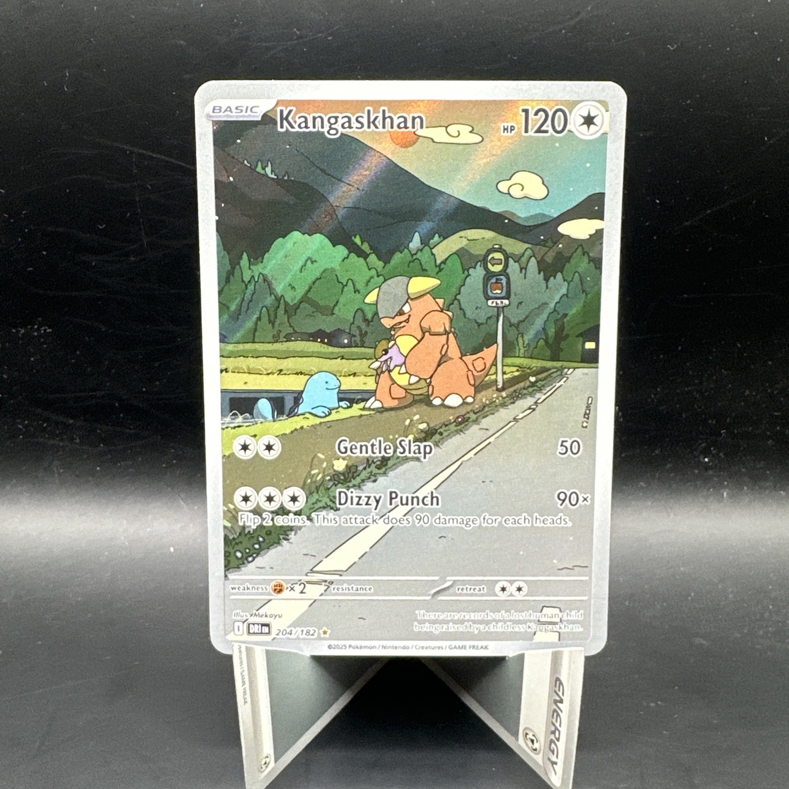 Kangaskhan 204/182 Illustration Rare Destined Rivals Pokemon Holo Near Mint