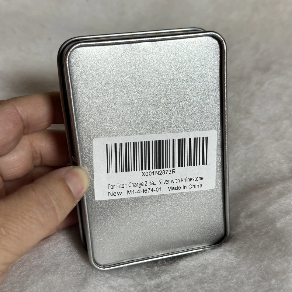 Fitbit Charge 2表带替换件带闪亮水钻金属手链 — 第 3/3 张图片