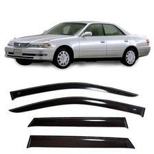 Tape-on Window Visors Rain Guards Fit Toyota Mark Ii X100 96-00 Wind Deflectors Tape-on Window Visors Rain Guards Fit Toyota Mark Ii X100 96-00 Wind Deflectors