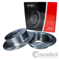 2X Maxgear Bremsscheiben 299Mm Voll Hinten Passend FüR Ssangyong Actyon Kyron RE