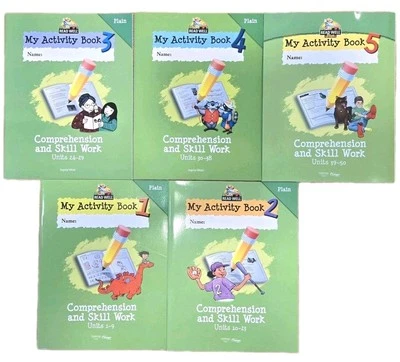 Read Well Gr. 1 Activity Workbooks (1-5) Comp And Skill Units 1-50 Homeschool