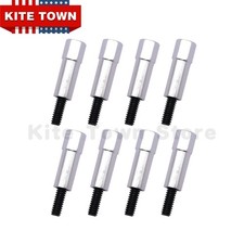 8pcs Chrome Valve Cover Bolts Stud Kit For Chevy Sbc 327 350 383 283 305 Engine