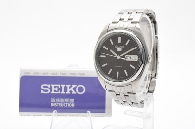 [Near MINT] SEIKO 5 7S26-0430 Brown Dial Day/Date Automatic Men's Watch JAPAN