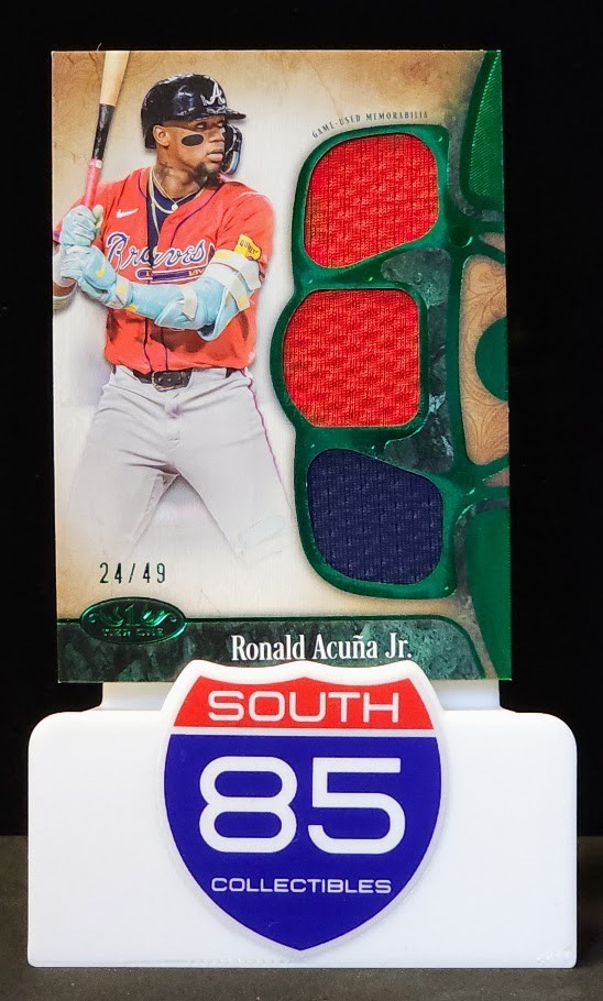 2026 Topps Tier One #T1R-RA Ronald Acuna 24/49 Game Worn Relic / Patch - Braves
