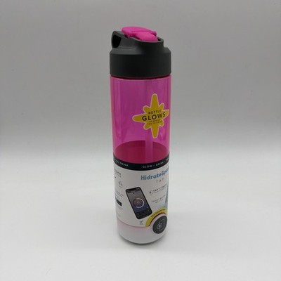 Hidrate Spark TAP (pink) Plastic Water Bottle Glows & Reminds You To Drink