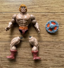 Vintage He-Man 1981 MOTU Masters of the Universe Mattel Figure Taiwan Damaged