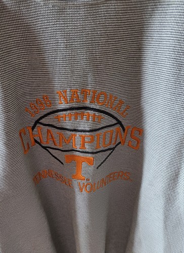 Logo Athletic Gray and Orange Sweatshirt Tennessee 1998 National Championship - Picture 4 of 6