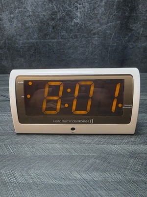 Talking Alarm Clock Life Assist Reminder Rosie 58060 Voice Record Alert Messages