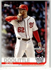 2019 Topps Opening Day #154 Sean Doolittle Washington Nationals Baseball