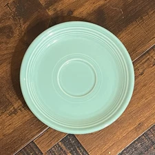 Vintage 90s Homer Laughlin Fiesta Sea Mist Green 6” Saucer Plate LLB