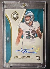2018 Panini Limited  Rookie Autograph #201 Josh Adams /60 (AU, RC)