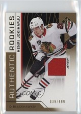 2018 SP Game Used Authentic Rookies Gold Jersey /499 Henri Jokiharju #197 0bz8
